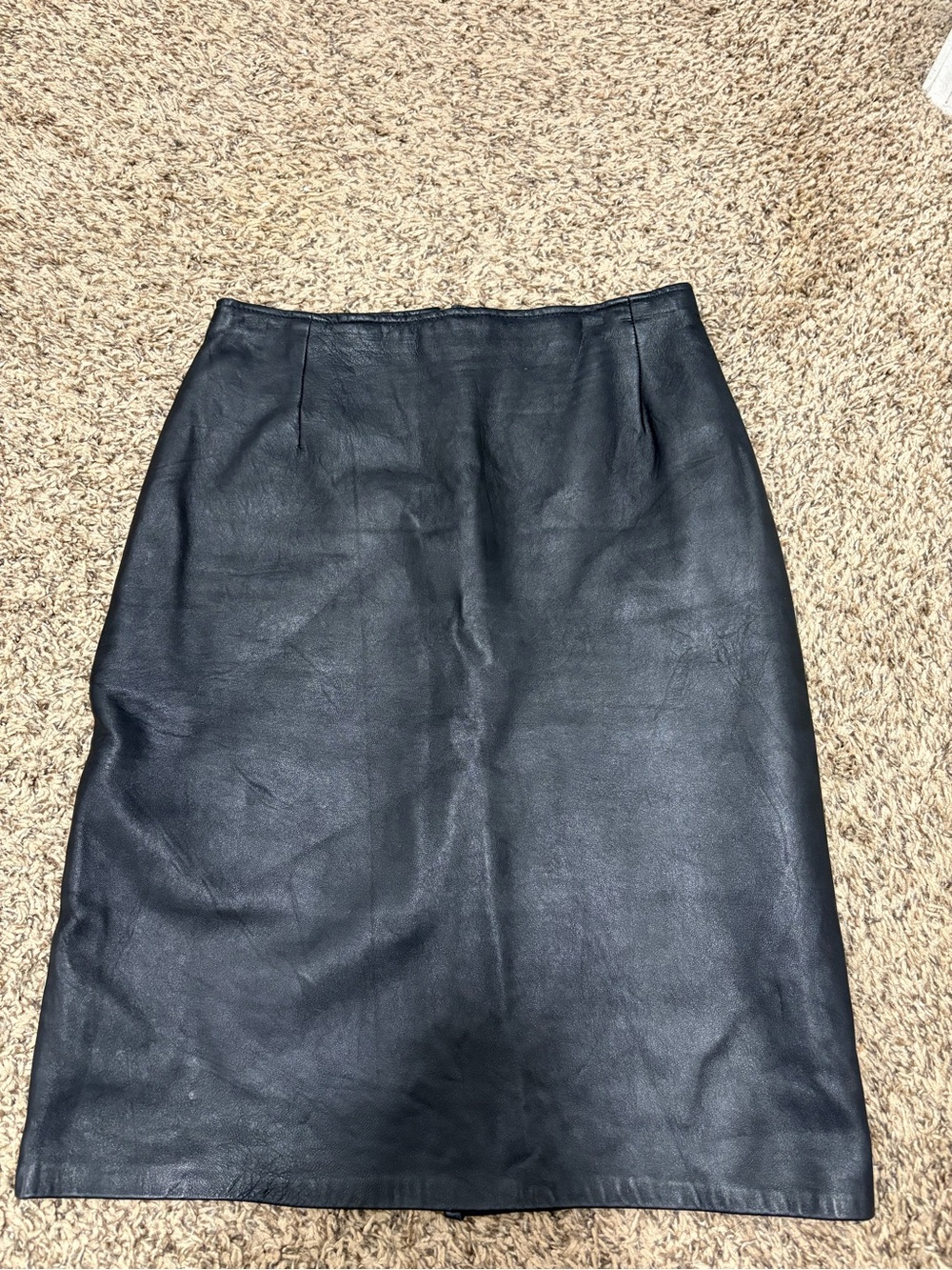 American Vintage Santa Barbara Leather Skirt